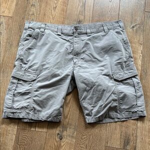 Carhartt | Size 46 Men's Light Gray Cargo Shorts